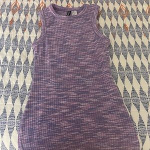 H&M purple knit body con dress!